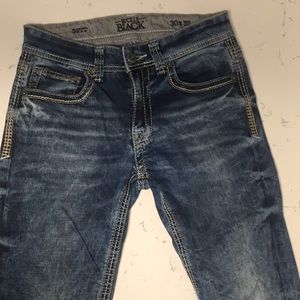 Bucks Black Jeans, Fit 3. 30x32